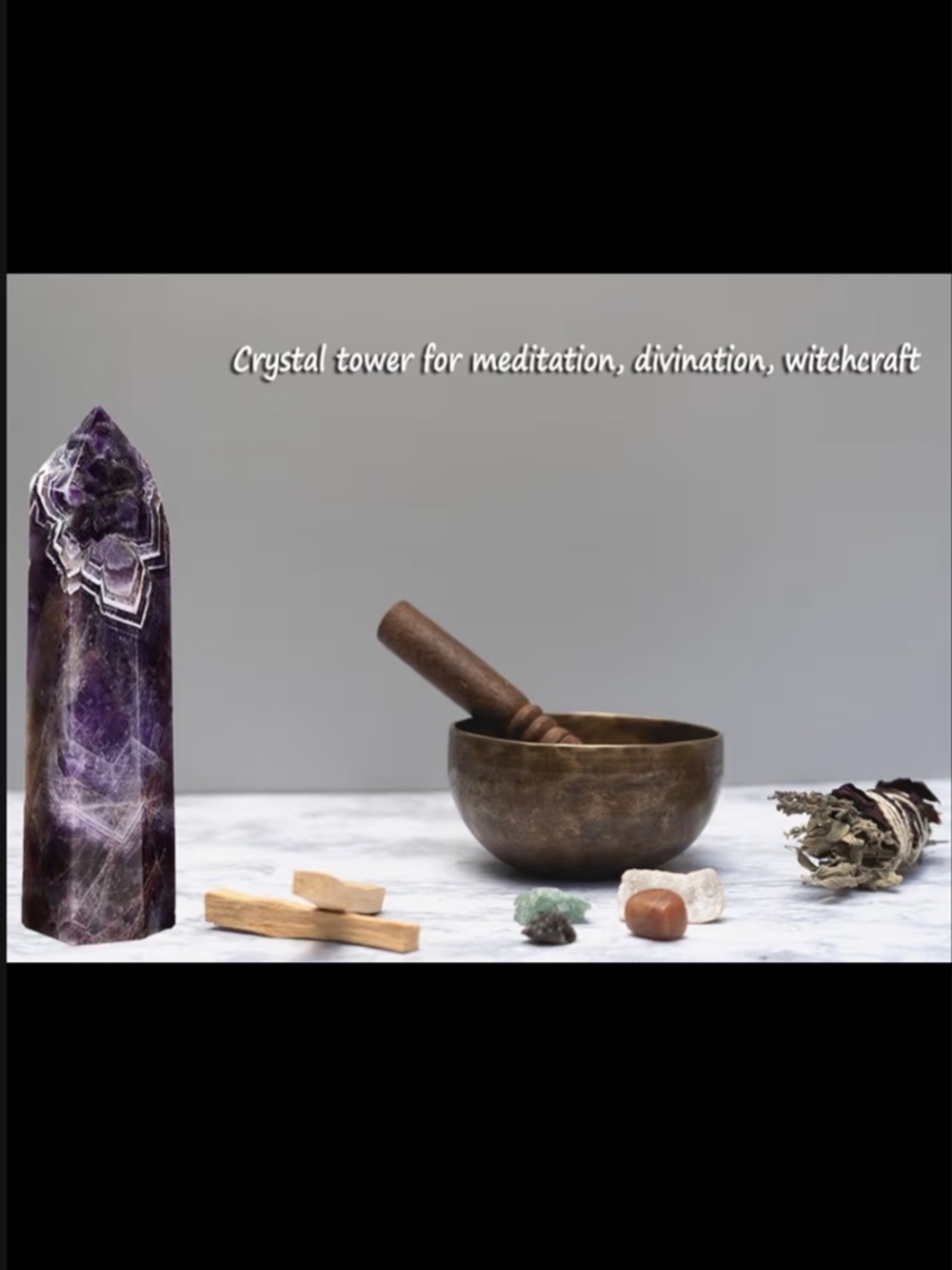 🆕New Dream Amethyst Crystal Gemstone Tower- 0.6-1 Lbs - Picture 6 of 6